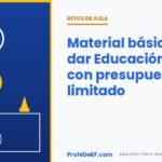 Material básico para dar Educación Física con presupuesto limitado - ProfeDeEF.com