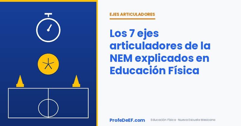 Los 7 ejes articuladores de la NEM explicados en Educación Física