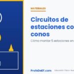 Circuitos de estaciones con aros y conos: cómo montar 5 estaciones en 10 minutos - ProfeDeEF.com