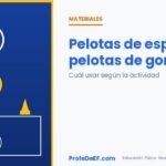 Pelotas de esponja vs pelotas de goma: cuál usar según la actividad - ProfeDeEF.com