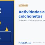 Actividades con colchonetas: volteretas básicas y caídas seguras en Educación Física - ProfeDeEF.com