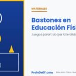 Bastones en Educación Física: juegos para trabajar lateralidad y coordinación - ProfeDeEF.com